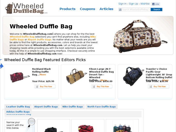 www.wheeleddufflebag.com