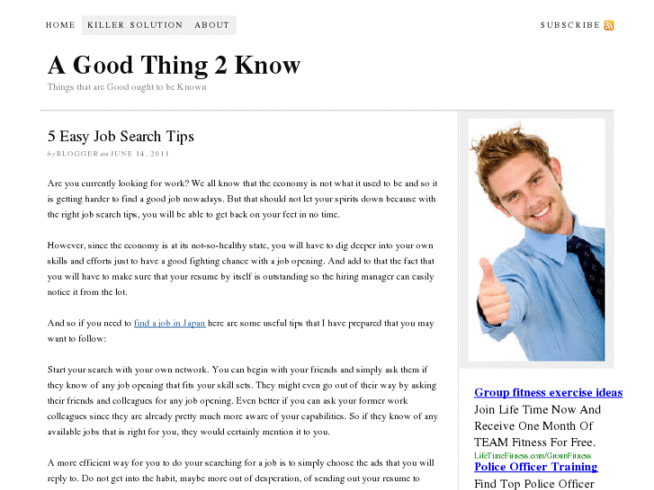 www.agoodthing2know.com