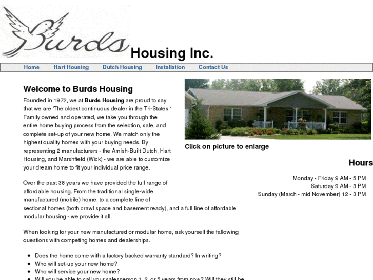 www.burdshousing.com