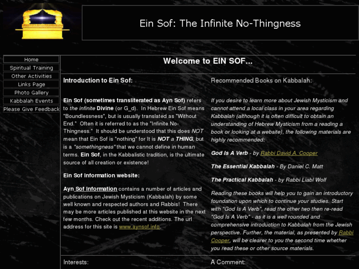 www.einsof.org