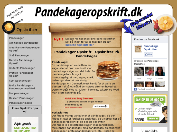 www.pandekageropskrift.dk