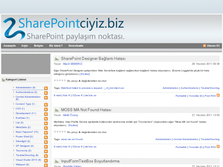 www.sharepointciyiz.biz