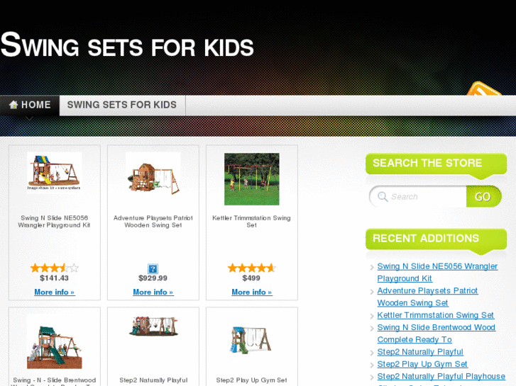 www.swing-sets-for-kids.net