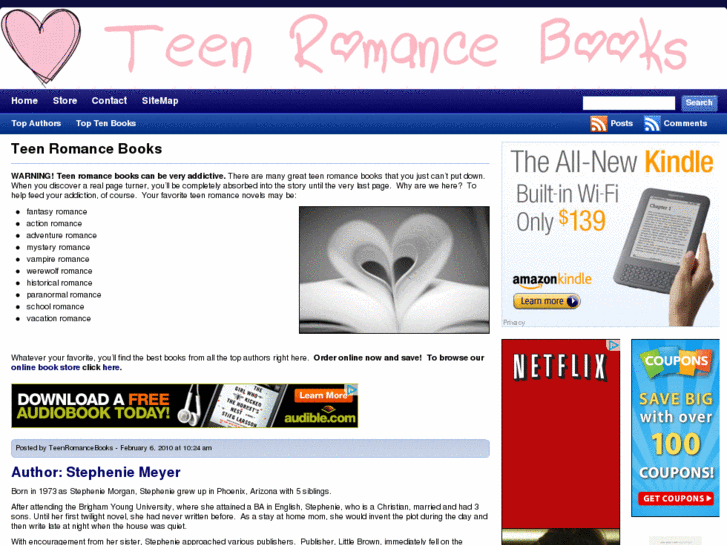 www.teenromancebooks.com