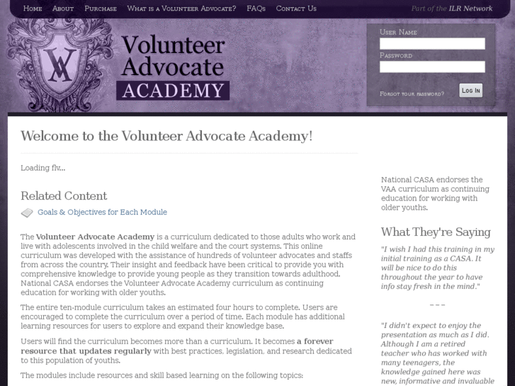 www.volunteeradvocateacademy.net