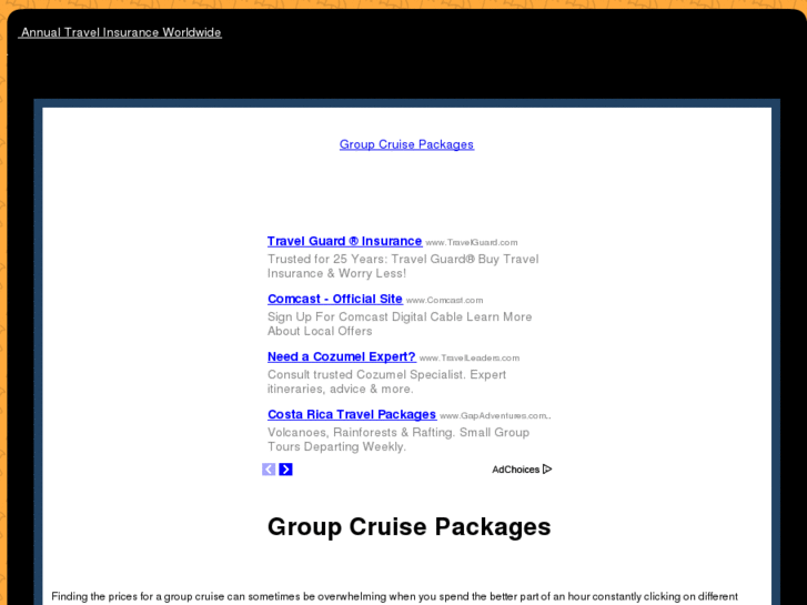 www.groupcruisepackages.com