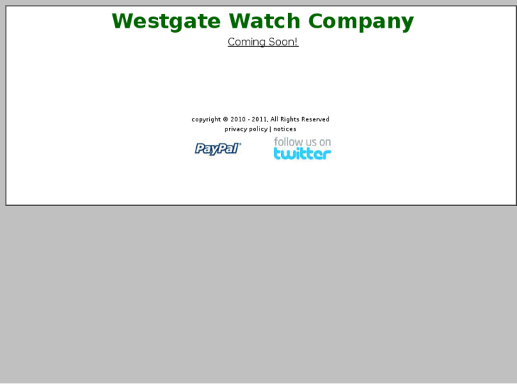 www.westgatewatchcompany.com