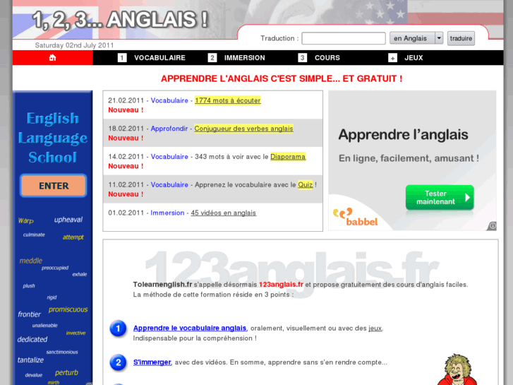 www.123anglais.fr