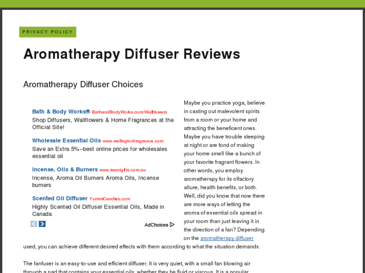 www.aromatherapydiffuserreviews.com