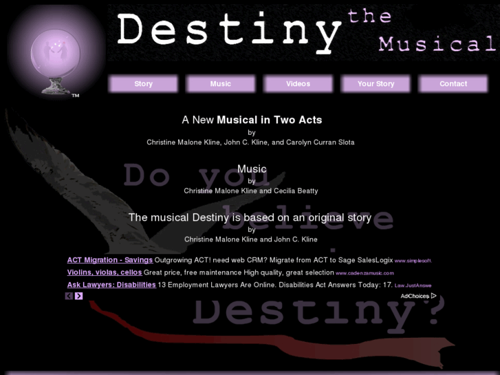 www.destinythemusical.com