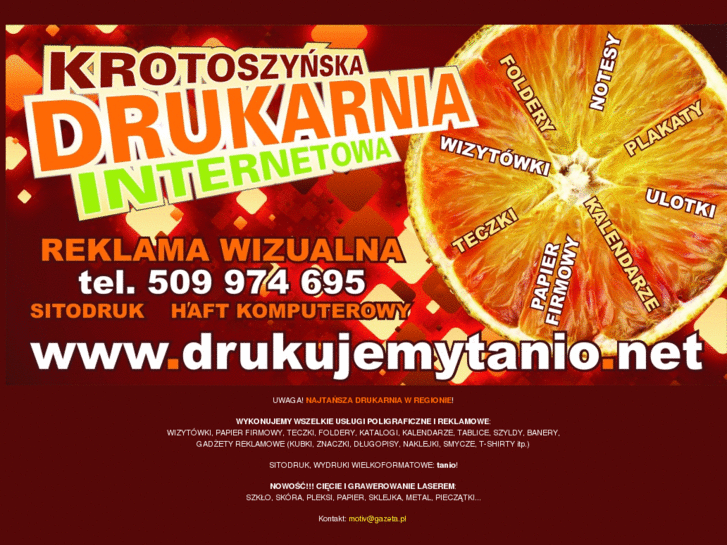 www.drukujemytanio.net