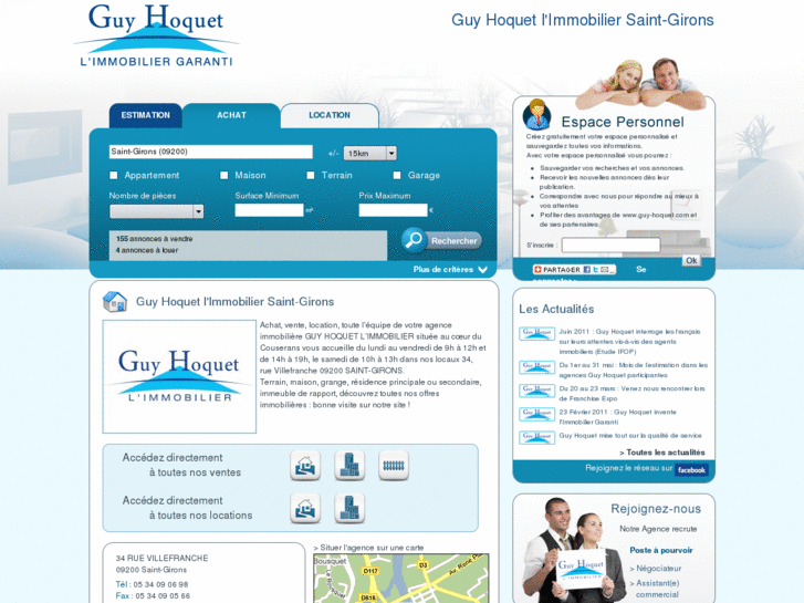 www.guyhoquet-immobilier-saintgirons.com