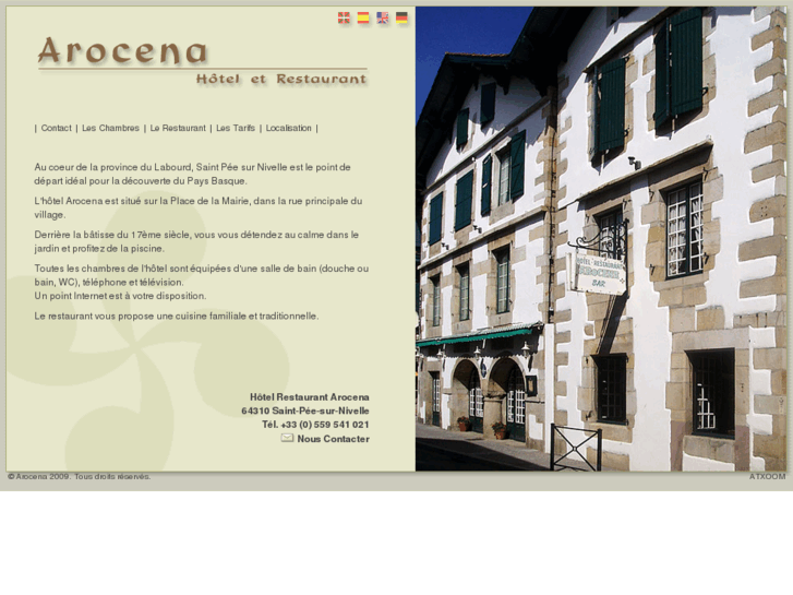 www.hotel-arocena.com