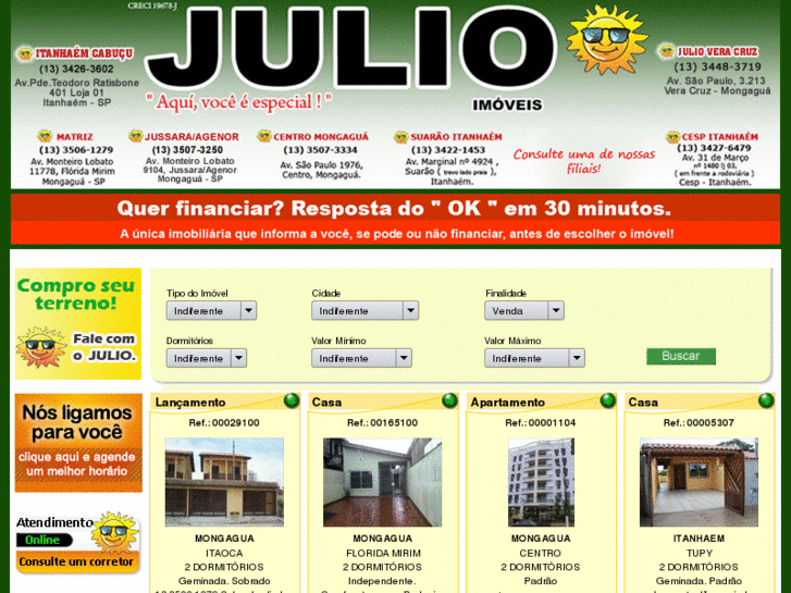 www.imobiliariadojulio.com.br