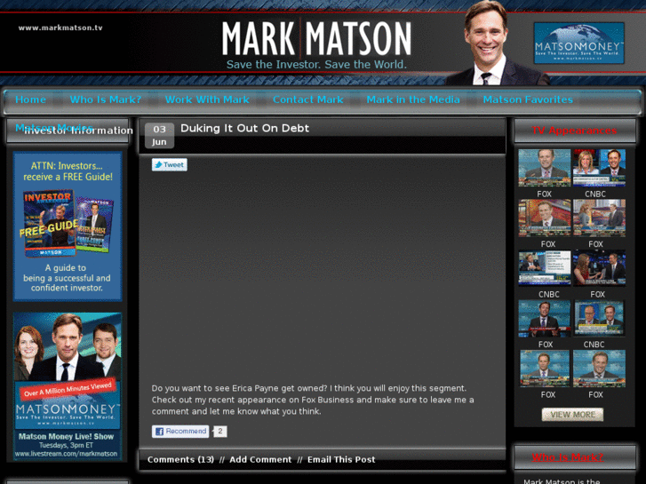 www.markmatson.tv