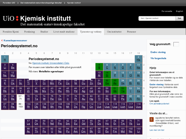 www.periodesystemet.no