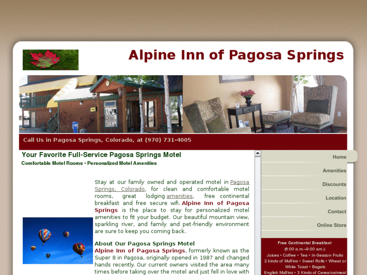 www.alpineinnofpagosasprings.com