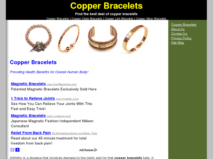 www.copperbracelets.org