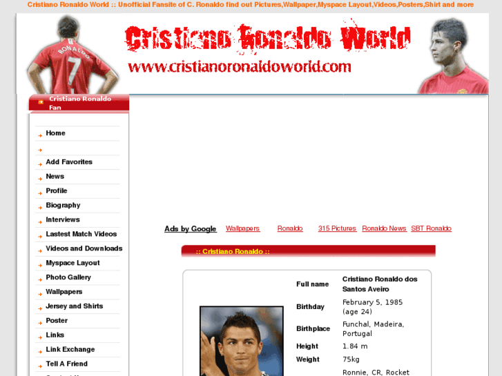 www.cristianoronaldoworld.com