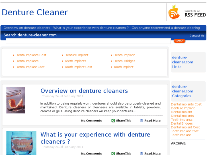 www.denture-cleaner.com