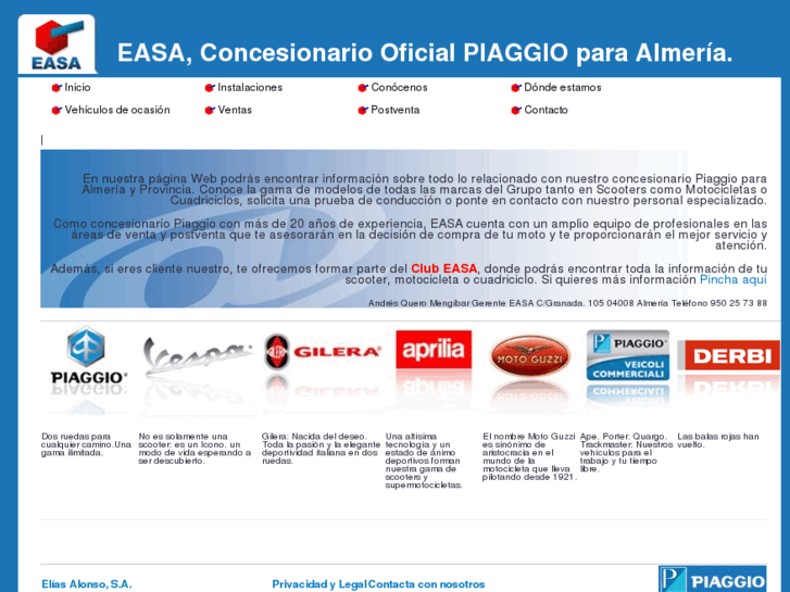 www.easa-piaggiocenter.es