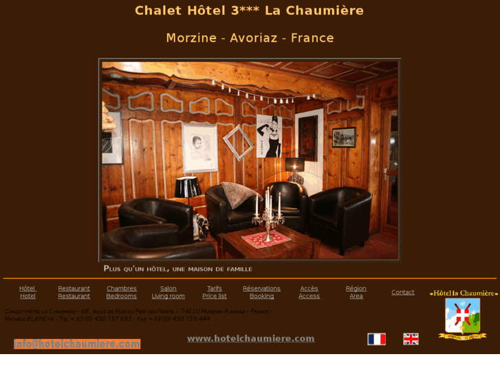 www.hotelchaumiere.com