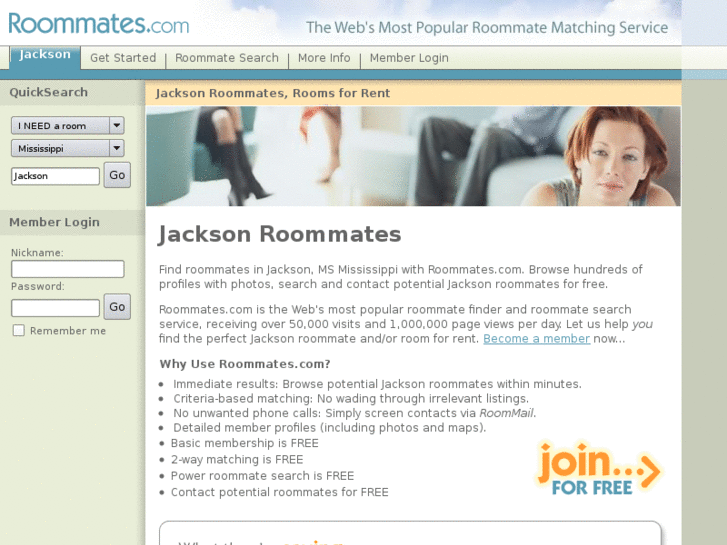 www.jacksonroommates.com