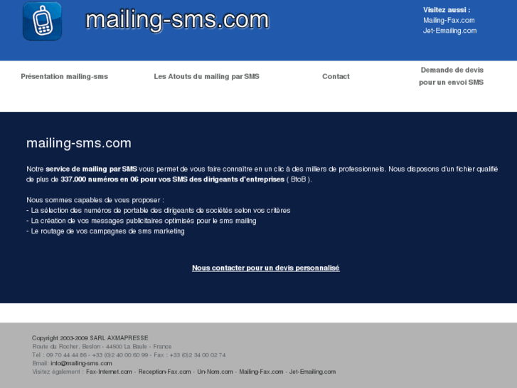 www.mailing-sms.com