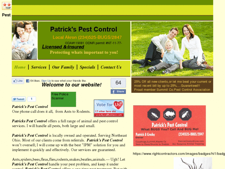 www.patrickspestcontrol.biz