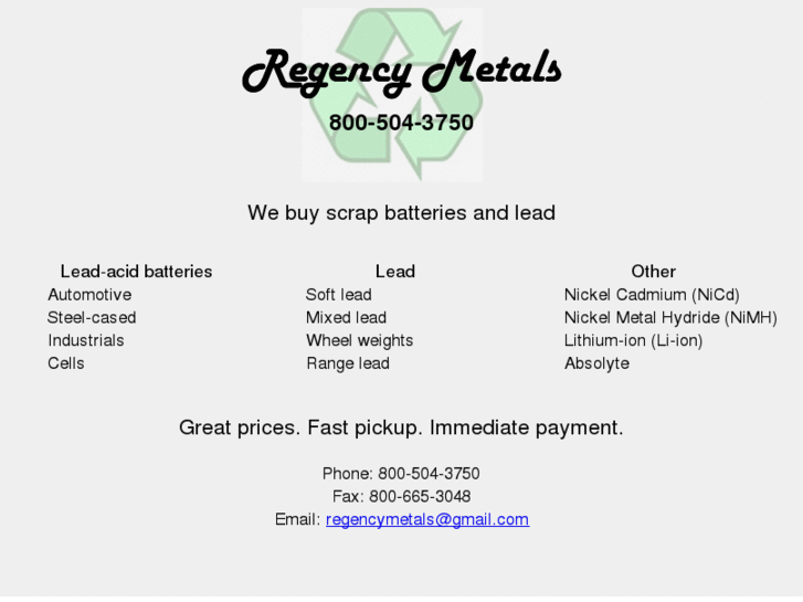 www.regencymetalsonline.com