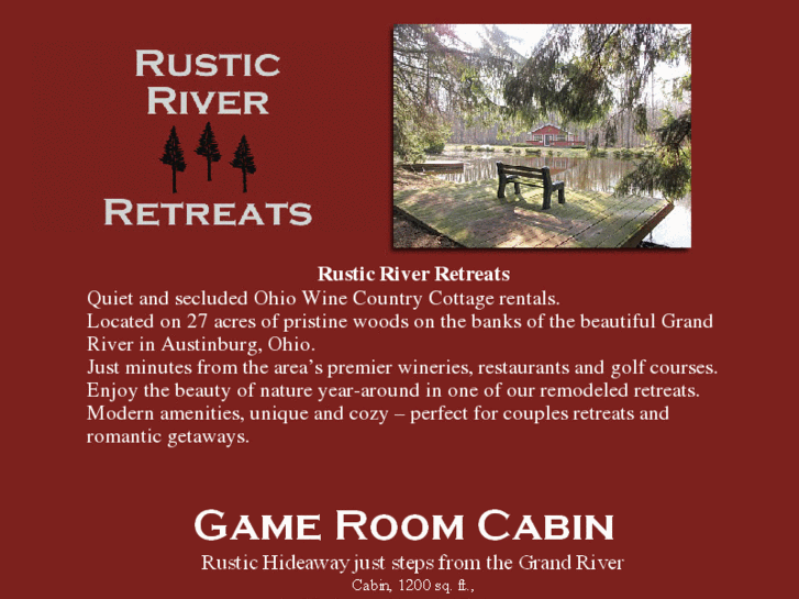 www.rusticriverretreats.com