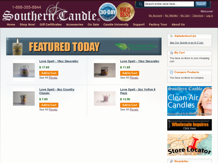 www.southerncandle.com