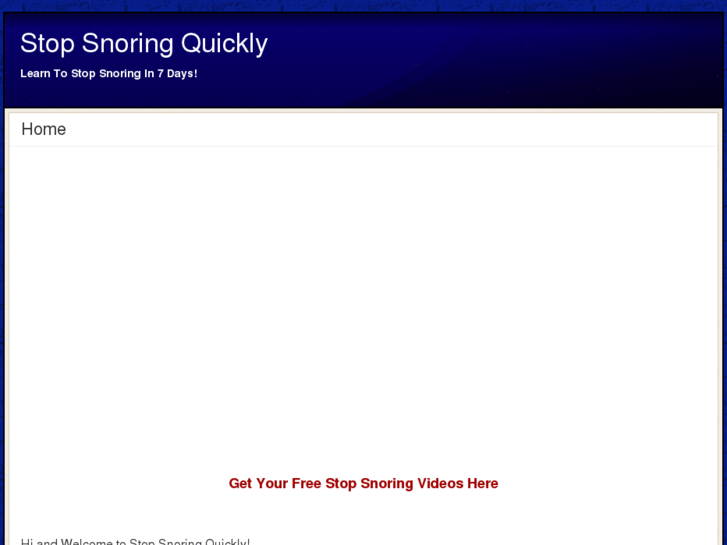 www.stopsnoringquickly.com