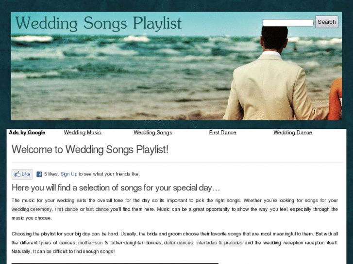 www.weddingsongsplaylist.com