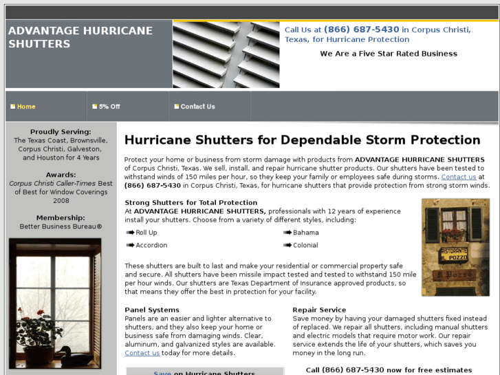 www.advantagehurricaneshutters.net