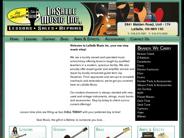 www.lasallemusic.ca