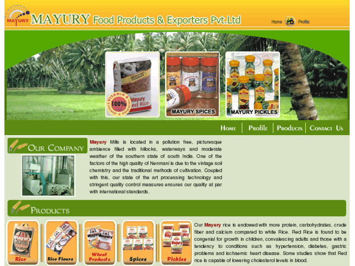 www.mayuryfoodproducts.com