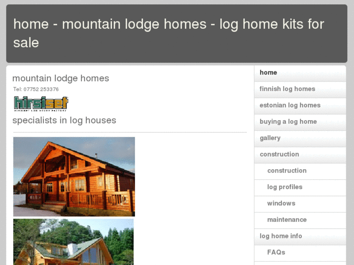 www.mountainlodgehomes.co.uk