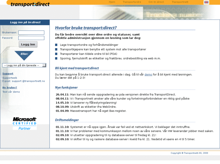 www.transportdirect.no