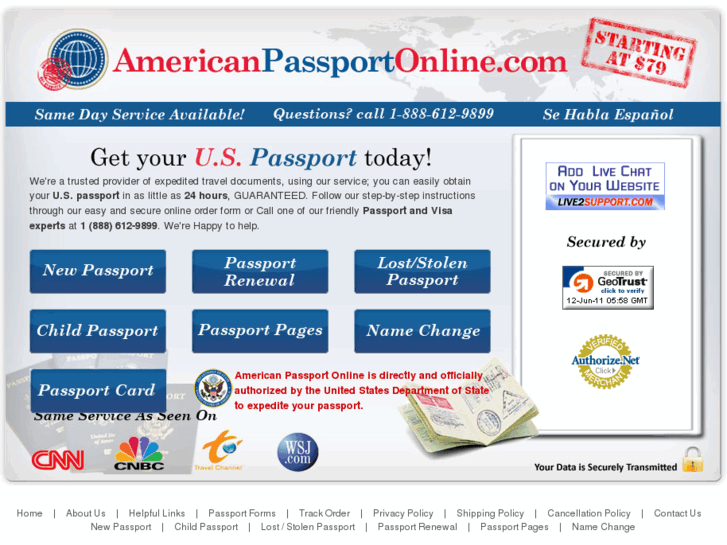 www.americanpassportonline.com