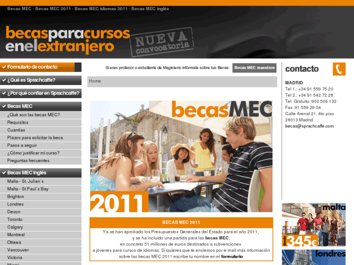 www.becas-cursos-extranjero.es