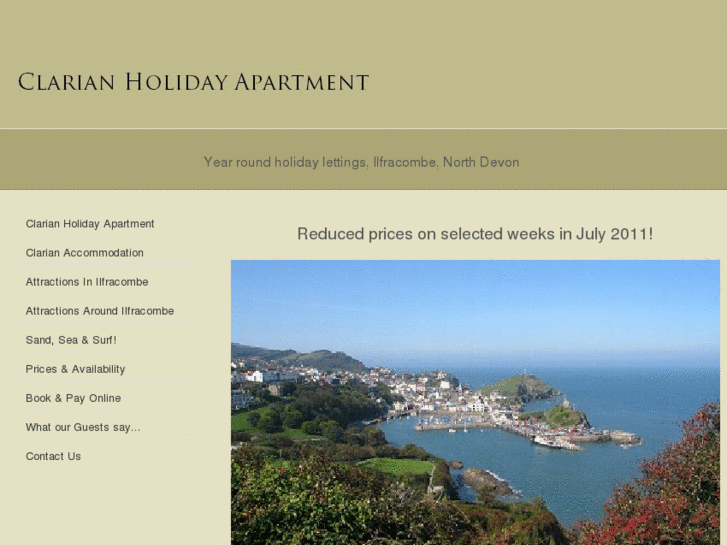 www.clariandevonholiday.com