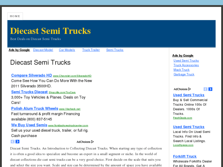 www.diecastsemitrucks.com