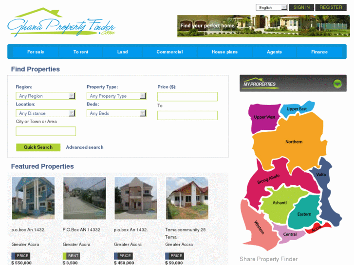 www.ghanapropertyfinder.com