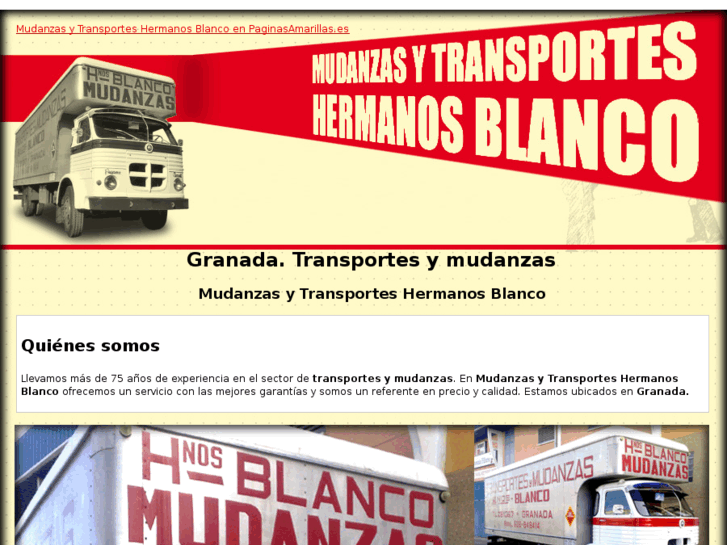 www.mudanzasytransporteshermanosblanco.com