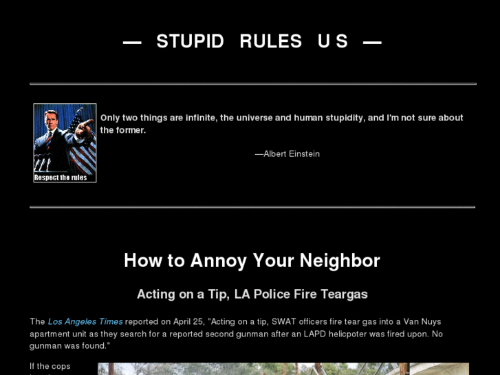 www.stupidrules.org