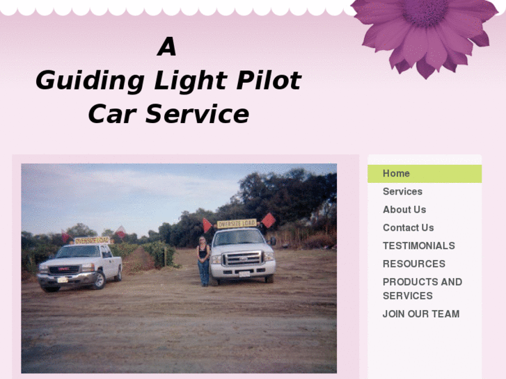 www.aguidinglightpilotcarservice.com