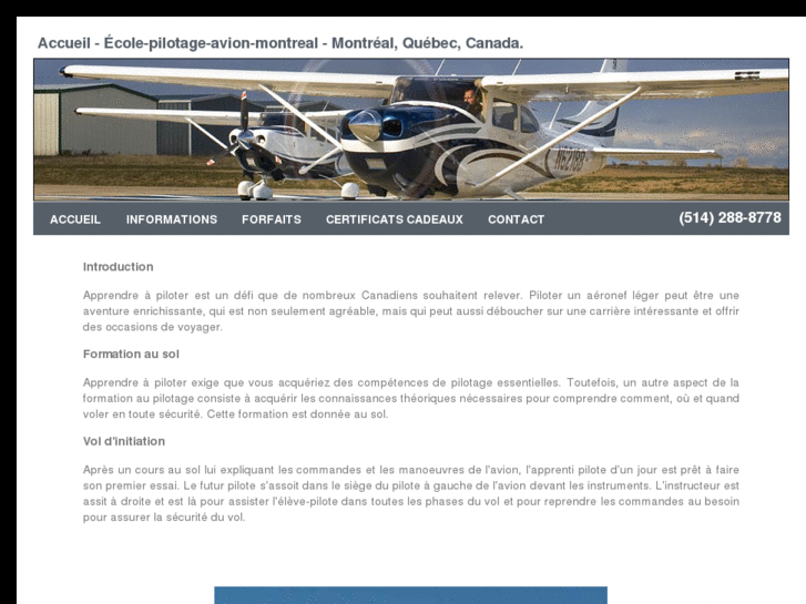 www.ecole-pilotage-avion-montreal.com