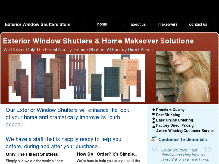 www.exteriorwindowshuttersstore.com