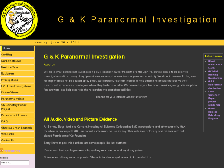 www.gkparanormalinvestigation.com